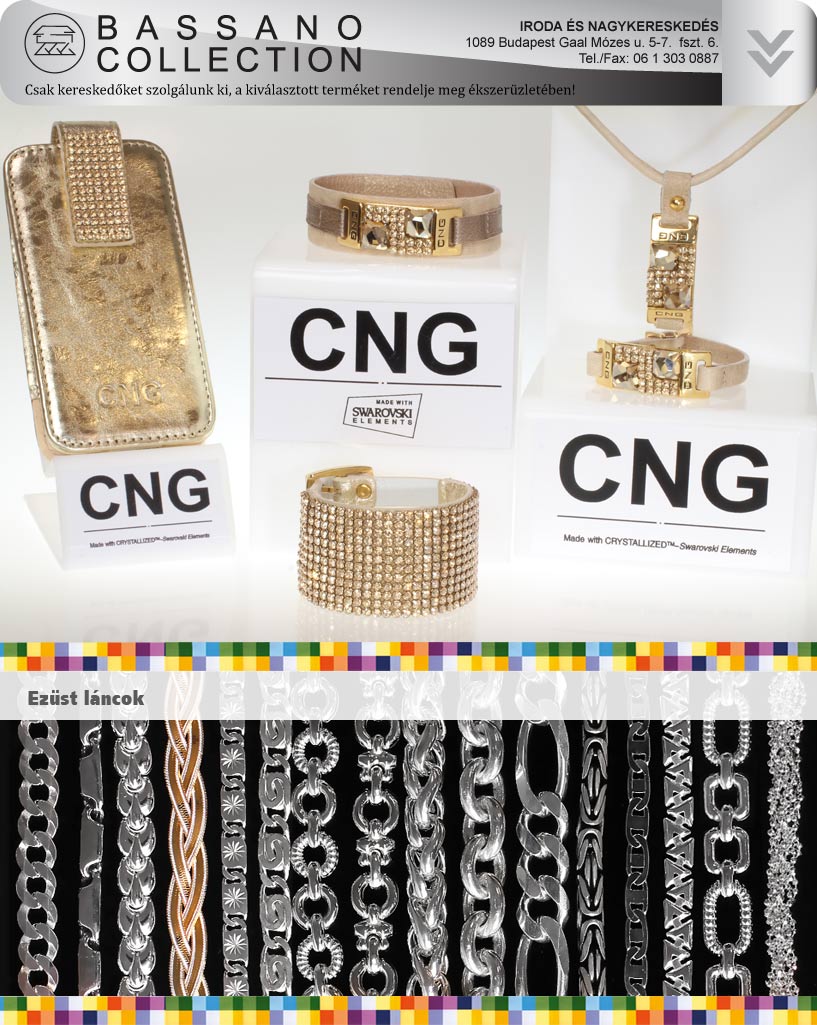 CNG ékszerek és ezüst láncok